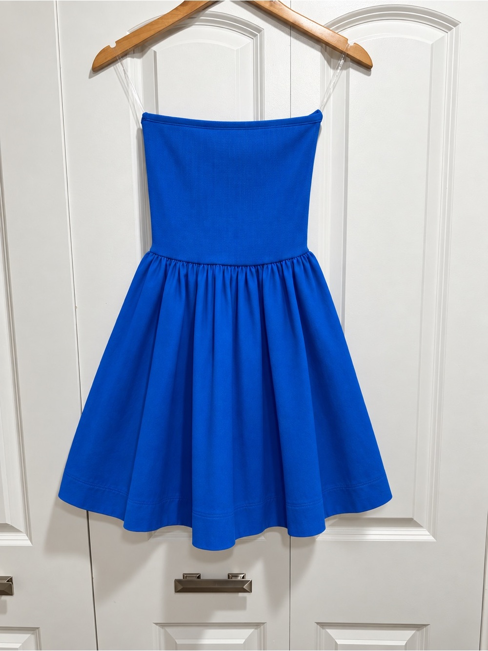 Zenana Outfitters Royal Blue Strapless Fit & Flare Dress